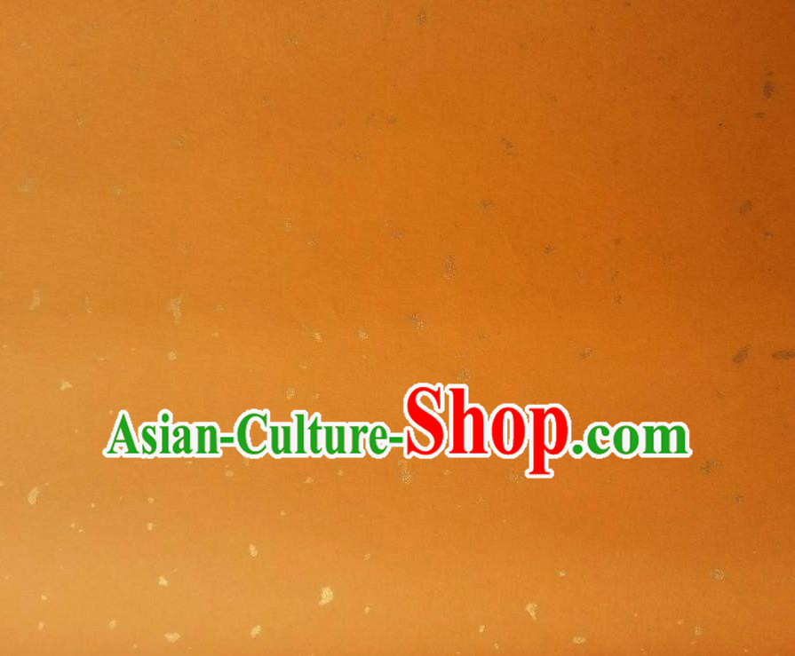 Chinese Traditional Calligraphy Orange Xuan Paper Handmade The Four Treasures of Study Writing Art Paper