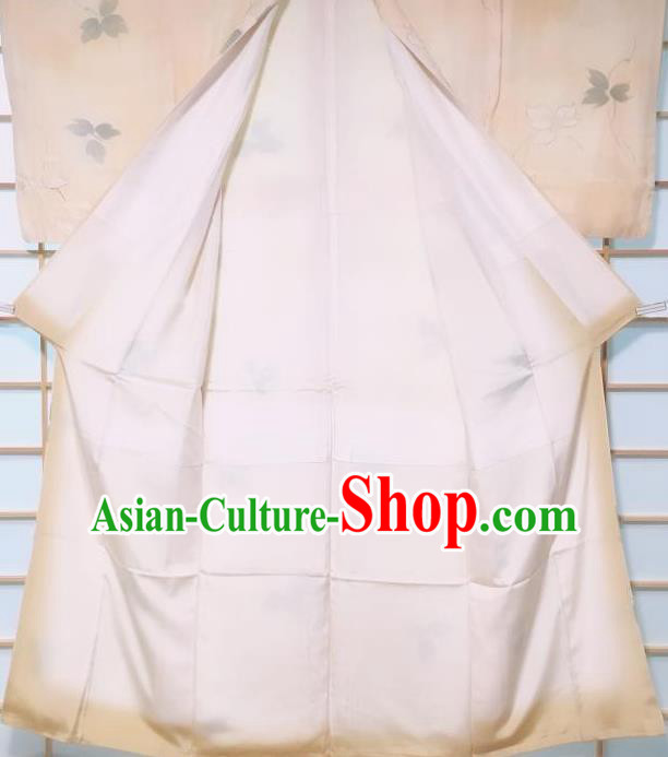 Japanese Traditional Printing Edo Komon Kimono Japan Yukata Dress Costume for Women