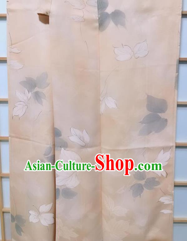 Japanese Traditional Printing Edo Komon Kimono Japan Yukata Dress Costume for Women