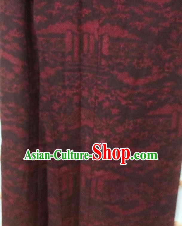 Japanese Classical Pattern Black Kimono Japan Traditional Yukata Dress Costume for Women