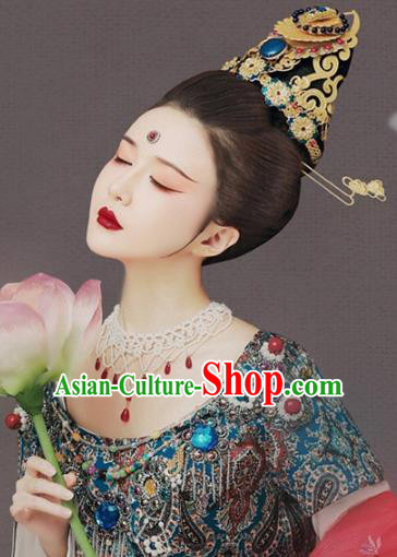 Traditional Chinese Dunhuang Flying Apsaras Hanfu Dress Ancient Tang Dynasty Court Maid Replica Costumes for Women