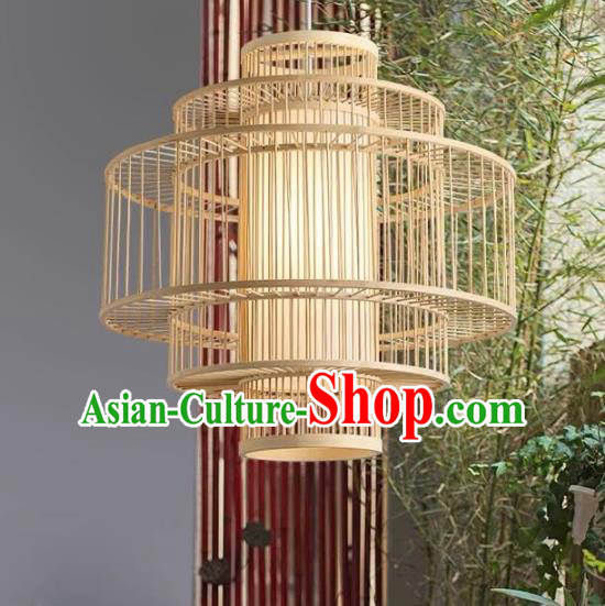 Chinese Traditional Handmade Hanging Lantern Bamboo Weaving Lanterns
