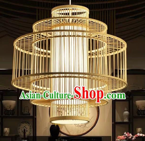 Chinese Traditional Handmade Hanging Lantern Bamboo Weaving Lanterns