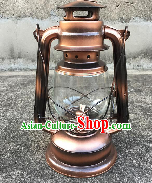 Chinese Traditional Kerosene Lamp Desk Lanterns Handmade Barn Lantern