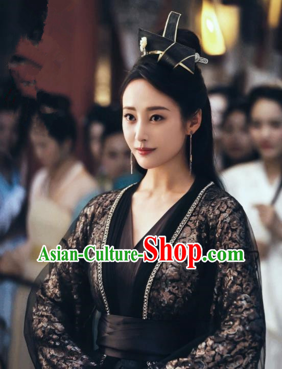 Qing Yu Nian Chinese Drama Ancient Noble Consort Si Lili Joy of Life Replica Costume and Headpiece Complete Set