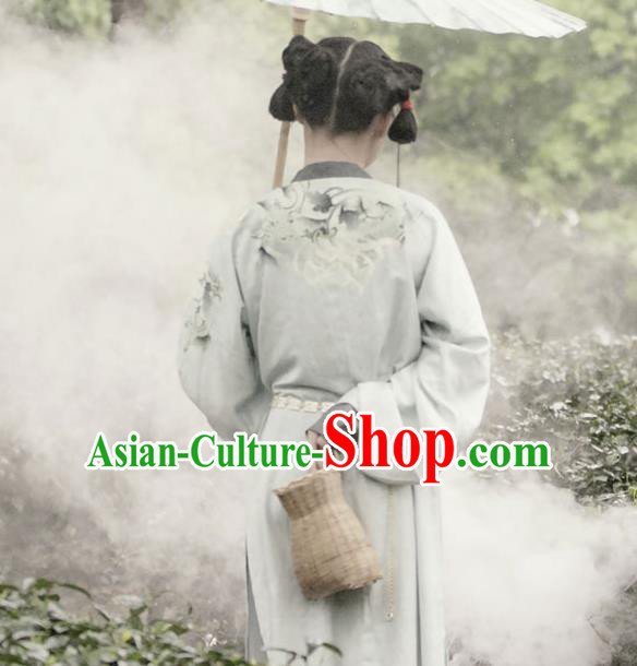Traditional Chinese Ancient Palace Lady Robe Tang Dynasty Court Maid Historical Costumes for Women