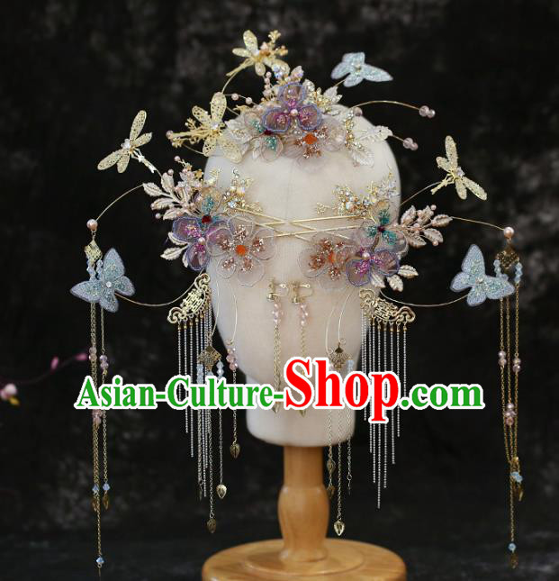 Chinese Traditional Wedding Hair Comb and Hairpins Hair Accessories for Women