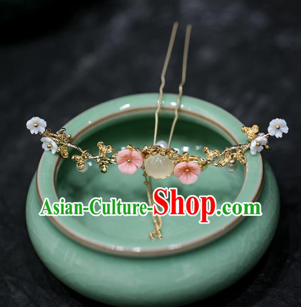 Chinese Traditional Hanfu Tassel Hairpins Ancient Hair Accessories for Women