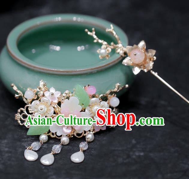 Chinese Traditional Hanfu Hair Crown and Hairpin Ancient Hair Accessories for Women