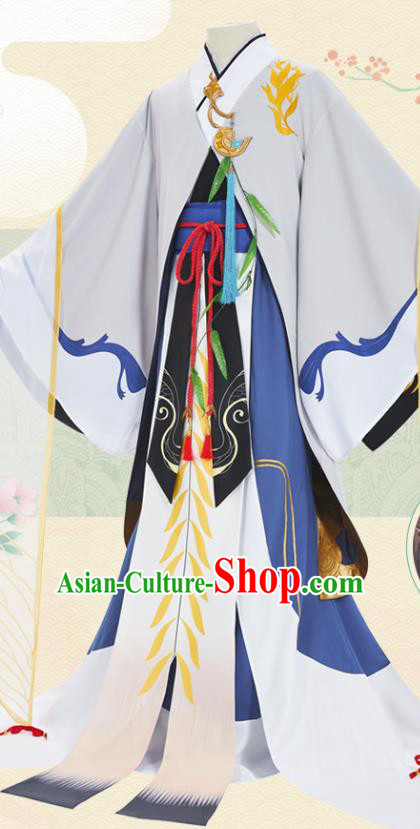 Traditional Chinese Cosplay Prince Knight Costume Ancient Swordsman Hanfu Clothing for Men