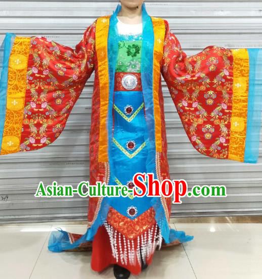 Chinese Ancient Empress Costumes Traditional Tang Dynasty Court Queen Hanfu Dresses for Women