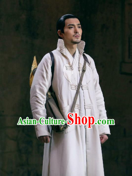 Historical Drama Chinese Ancient Taoist WuXin The Monster Killer Chu Chenzi Costume for Men