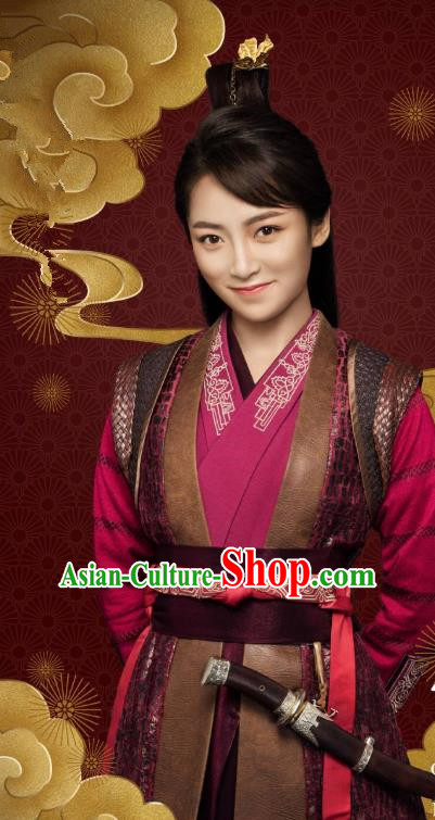 Historical Drama Qing Yu Nian Chinese Ancient Female Swordsman Ye Ling Er Joy of Life Costume and Headpiece Complete Set