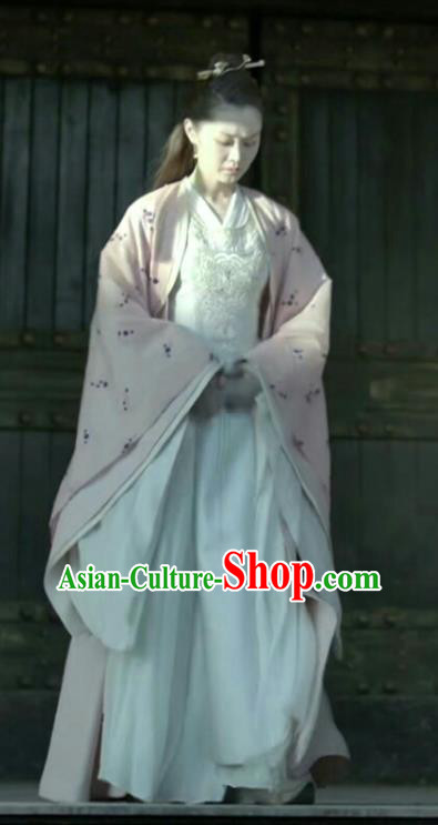 Chinese Ancient Feudal Noble Lady Fan Ruoruo Historical Drama Qing Yu Nian Joy of Life Costume and Headpiece Complete Set