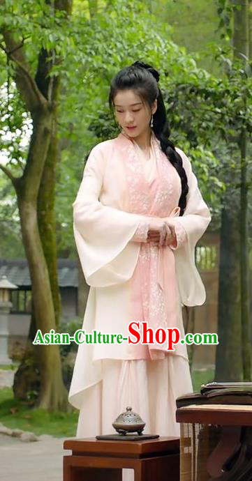 Chinese Ancient Hostess Man Yao Historical Drama Princess Silver Costume and Headpiece for Women