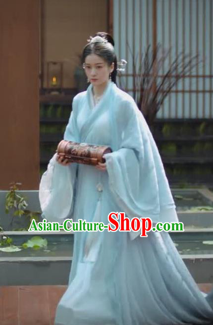 Chinese Ancient Princess Consort Rong Le Dress Historical Drama Princess Silver Pink Costume and Headpiece for Women
