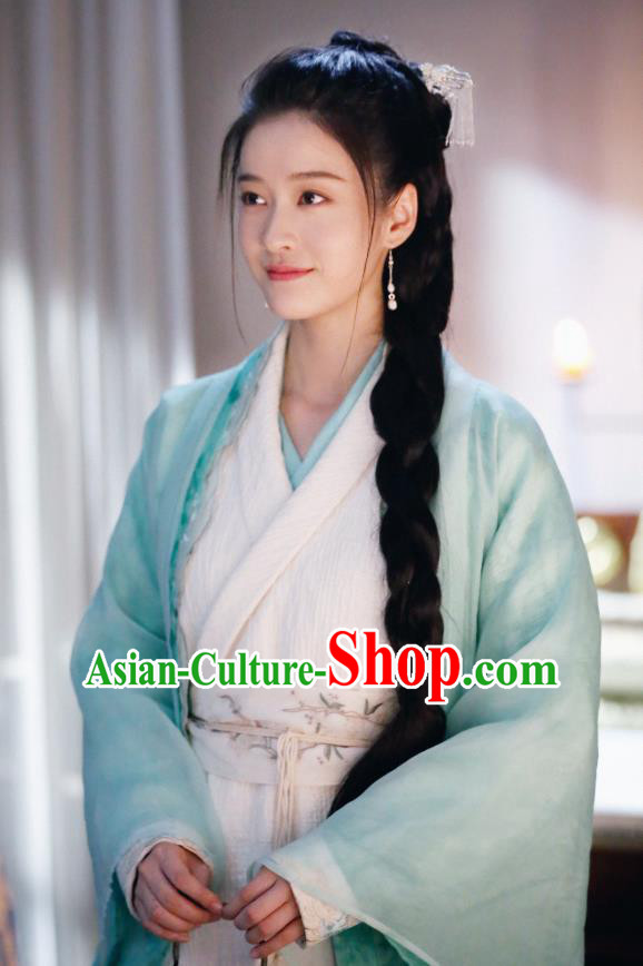Drama Princess Silver Chinese Ancient Teahouse Hostess Man Yao Historical Costume and Headwear for Women