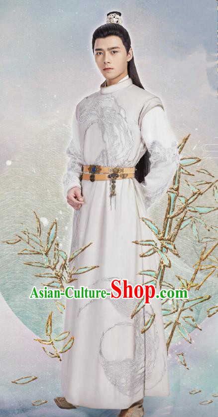 Chinese Drama The Love By Hypnotic Ancient Tang Dynasty Prince Li Qian Historical Costume and Headwear for Men