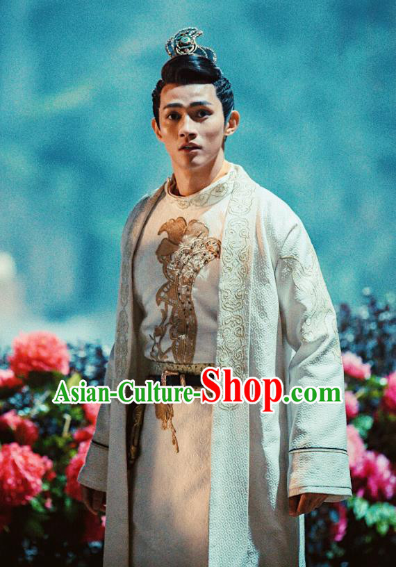 Drama Demon Catcher Zhong Kui Chinese Ancient Master Yang Renzhi Costume and Headpiece Complete Set
