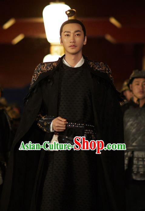 Chinese Ancient Prince Hanfu Clothing and Headwear Drama Love of Thousand Years Ting Yuan Historical Costumes