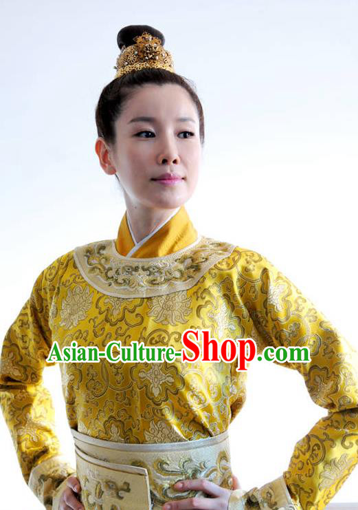 Chinese Ancient Empress Costumes Garment and Headpieces Drama The Empress Queen Dress Apparels