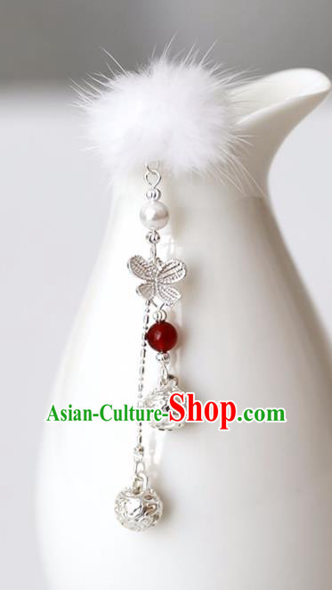 Chinese Ancient Hanfu Bells Tassel Hair Claws Hairpin Women Hair Accessories Venonat Hair Stick Headwear