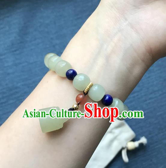 Chinese Ancient Hanfu Jade Accessories Jade Bracelet Jewelry Wristlet