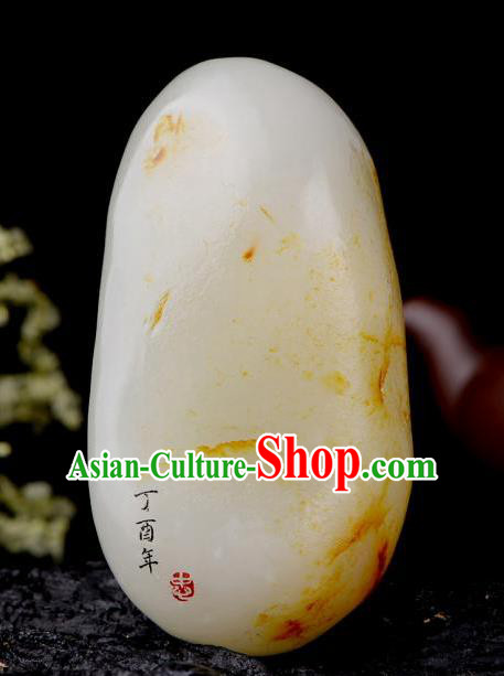 Chinese Ancient Carving Jade Fish Dragon Accessories Jade Craft Jade Handgrip