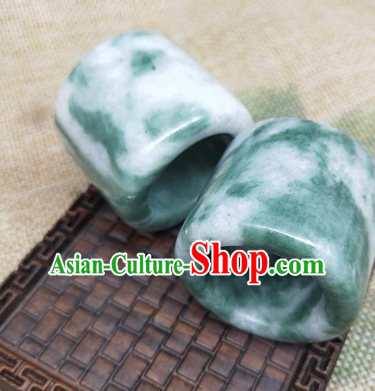 Chinese Ancient Hanfu Jade Ring Finger Annulus Accessories Men Jade Jewelry