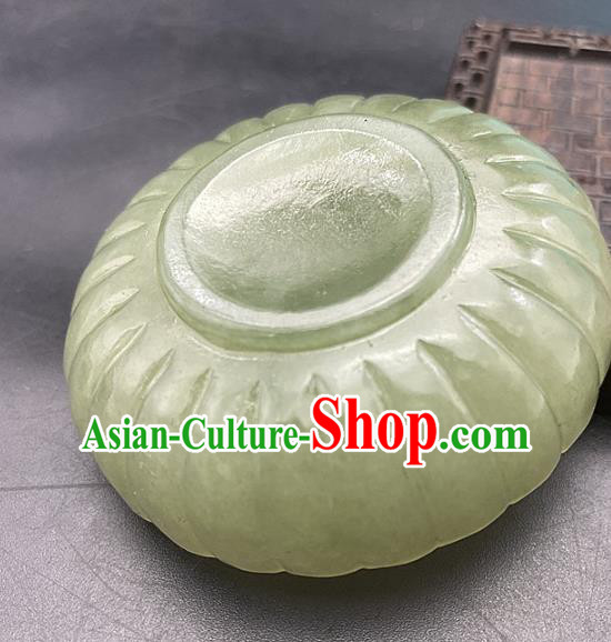 Chinese Jade Craft Carving Teacup Accessories Goblet Handiwork