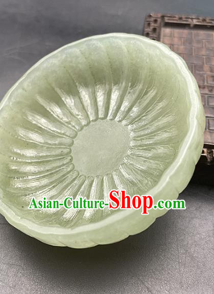 Chinese Jade Craft Carving Teacup Accessories Goblet Handiwork