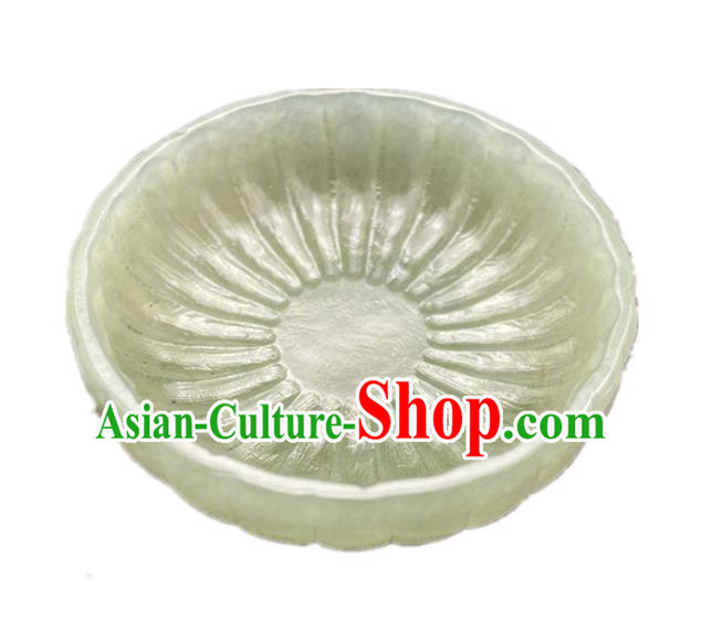 Chinese Jade Craft Carving Teacup Accessories Goblet Handiwork