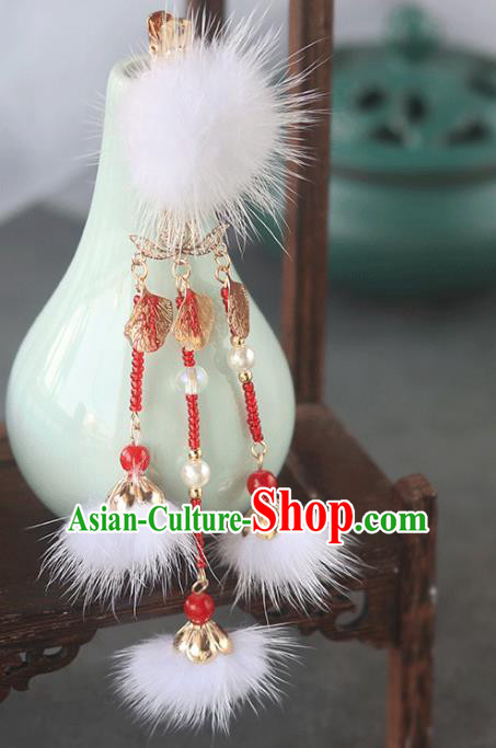 Chinese Ancient Hanfu Tassel Hair Claws Hair Accessories Women Headwear Hair Stick