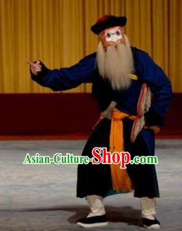Chinese Beijing Opera Chou Role Garment Peking Opera Susan Left Hongtong County Clown Apparels Costumes and Hat