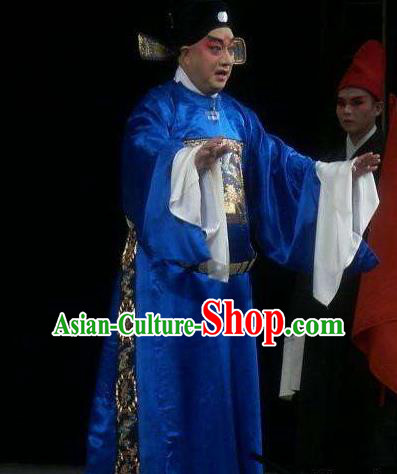 Chinese Peking Opera Official Costumes Apparels Selling Youlang Exclusive to the Flower Leader Minister Garment and Hat