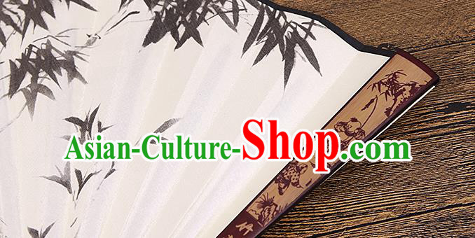 Chinese Hand Painting Bamboo Fan Traditional Classical Dance Accordion Fans Folding Fan