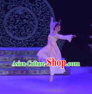 Chinese Scent of Incense Classical Dance Dress Traditional Fan Dance Stage Performance Costume for Women