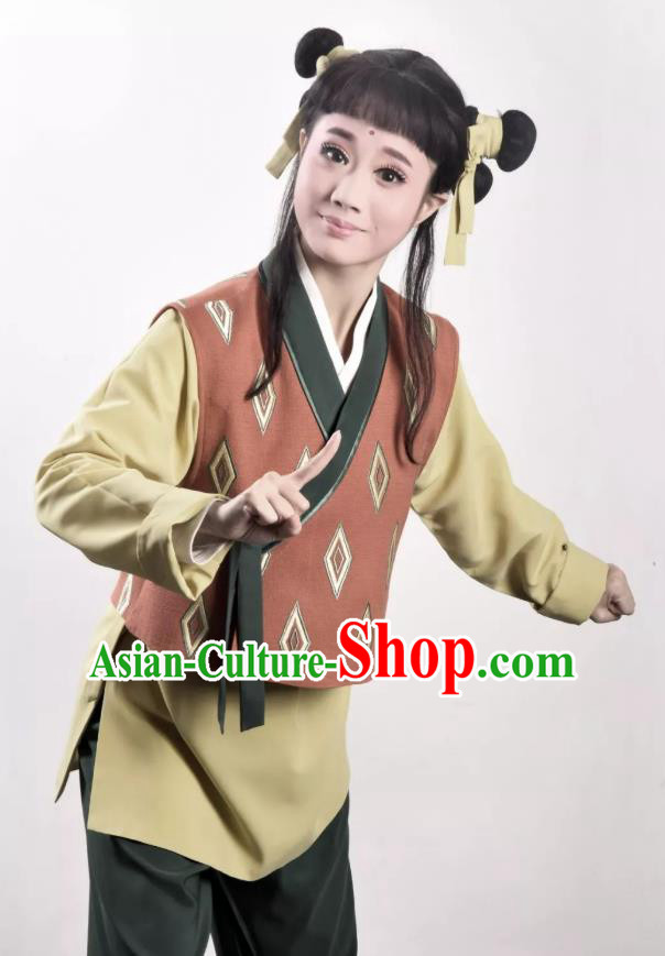 A Song of The Travelling Son Chinese Yue Opera Youth Apparels and Headwear Shaoxing Opera Wa Wa Sheng Garment Teenager Costumes