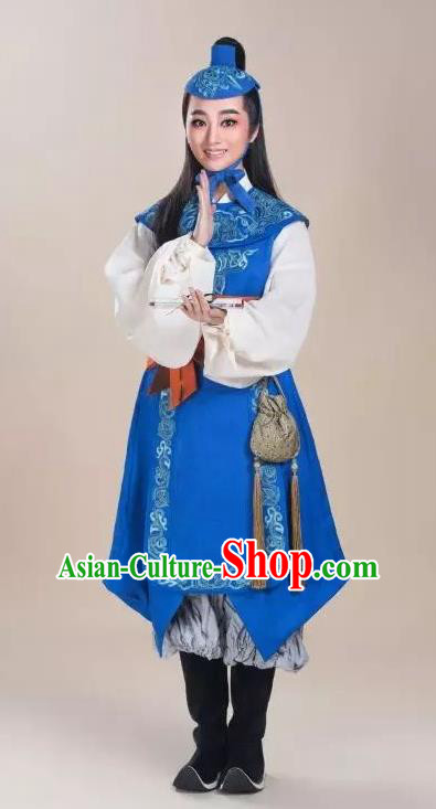 Chinese Yue Opera Xiaosheng Young Male Costumes and Headwear Shaoxing Opera King Wu Yue Swordsman Prince Garment Apparels