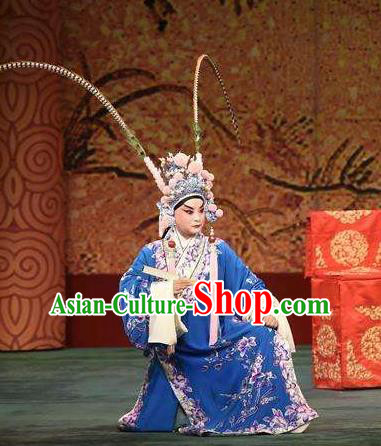 Chinese Historical Beijing Opera Young Men Apparels Zhu Lian Zhai Peking Opera Niche Garment Costumes and Headpiece