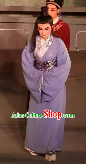 Chinese Yue Opera Scholar Baihua River Liu Wenlong Costumes and Headwear Shaoxing Opera Xiaosheng Young Male Garment Apparels