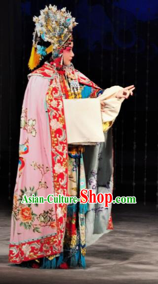 The Palace of Eternal Youth Chinese Kun Opera Consort Yang Costumes Peking Opera Hua Tan Dress Apparels Garment and Headdress