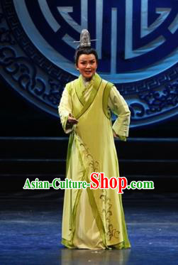 The Love of Maritime Silk Road Chinese Yue Opera Xiaosheng Costumes and Headwear Shaoxing Opera Garment Young Male Scholar He Chunlin Apparels