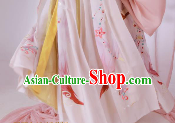Traditional Chinese Ming Dynasty Rich Female Hanfu Dress Ancient Court Lady Historical Costumes Embroidered Garment