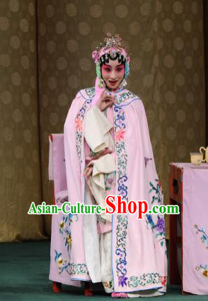 Chinese West Wing to Remember Kun Opera Young Lady Costumes and Hair Accessories Peking Opera Hua Tan Garment Mu Suhui Dress Apparels