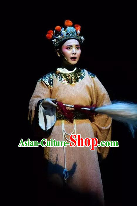 Xianglian Case Chinese Yue Opera Young Man Garment Apparels and Headwear Shaoxing Opera Eunuch Costumes