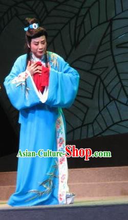 Three Charming Smiles Chinese Yue Opera Xiaosheng Garment Clothing and Headwear Shaoxing Opera Young Male Tang Bohu Apparels Costumes