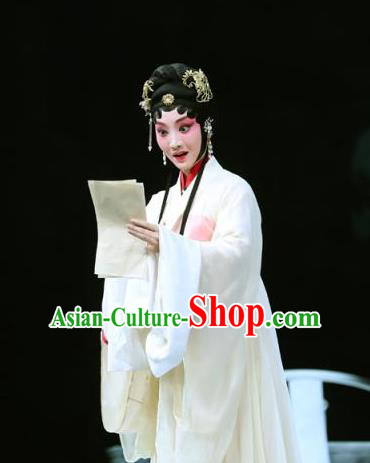 Chinese Kun Opera Dress Apparels Costumes and Headpieces Six Chapters of a Floating Life Kunqu Opera Young Female Yun Niang Garment