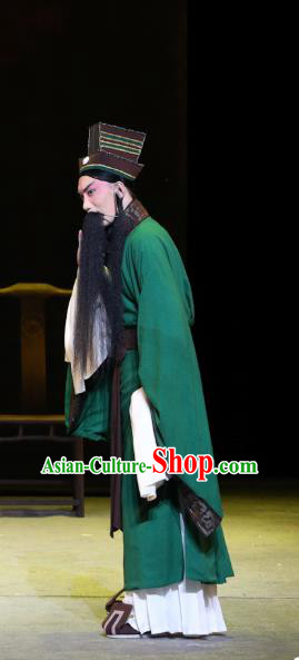 Chinese Kun Opera Laosheng Apparels Garment Costumes and Headwear Kunqu Opera the Dream of Xiang Fei Official Clothing
