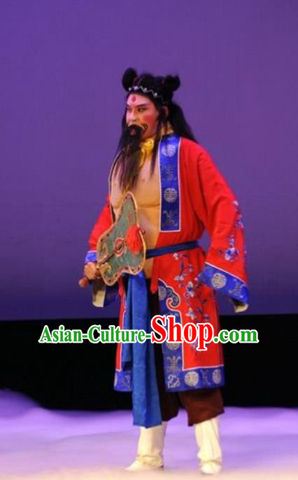 The Tale of Handan Chinese Kun Opera Immortal Zhong Hanli Apparels and Headwear Kunqu Opera Garment Costumes